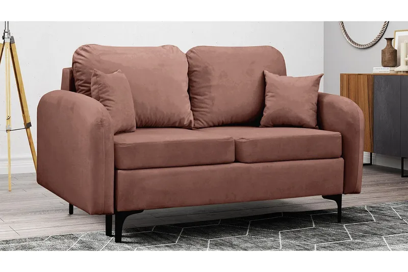 Knocklong 2-sits Bäddsoffa NO_BRAND Brown - Huonekalut - Sohva - Vuodesohva