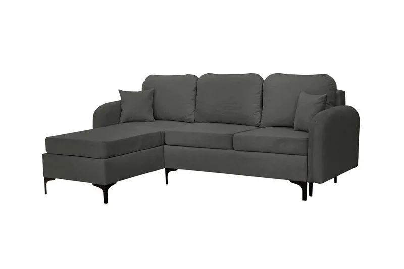 Knocklong 3-sits Hörnbäddsoffa Dark grey, undefined