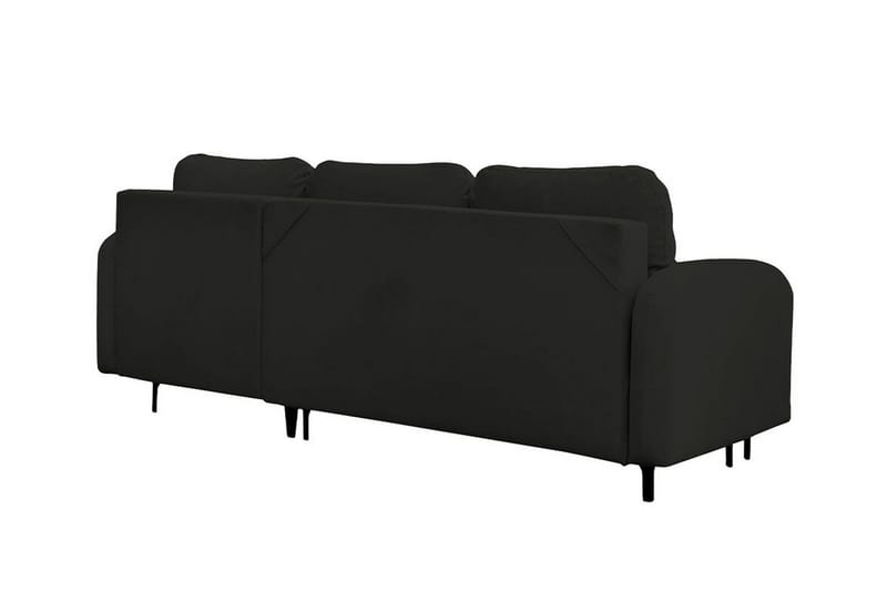 Knocklong 3-sits Hörnbäddsoffa NO_BRAND Black - Huonekalut - Sohva - Vuodesohva
