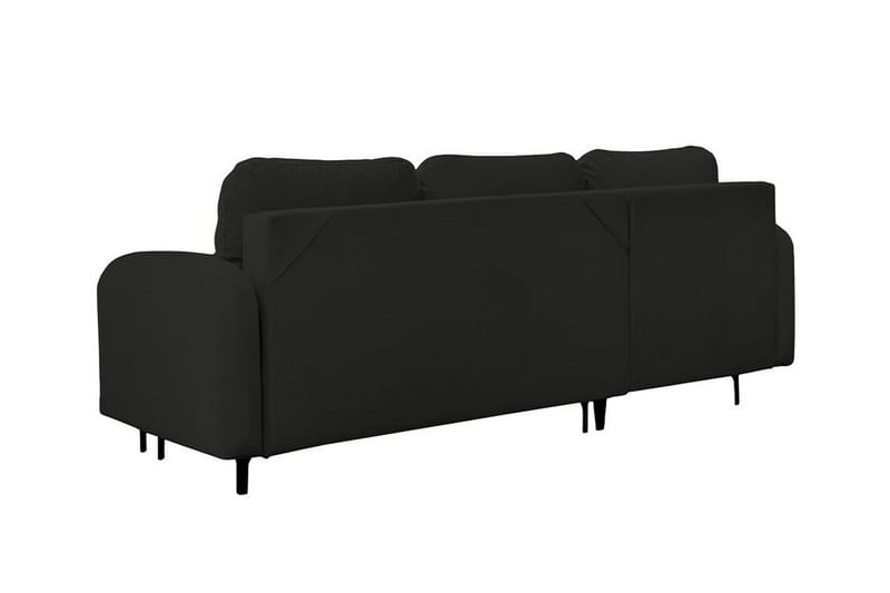 Knocklong 3-sits Hörnbäddsoffa NO_BRAND Black - Huonekalut - Sohva - Vuodesohva