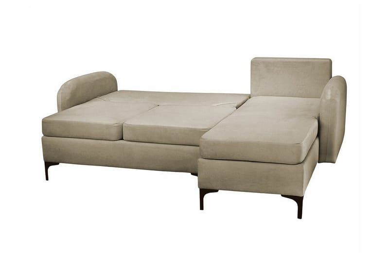 Knocklong 3-sits Hörnbäddsoffa NO_BRAND Brown - Huonekalut - Sohva - Vuodesohva