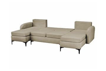 Knocklong 4-sits Hörnbäddsoffa Black - Huonekalut - Sohva - Vuodesohva