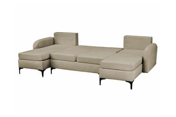 Knocklong 4-sits Hörnbäddsoffa Brown - Huonekalut - Sohva - Vuodesohva
