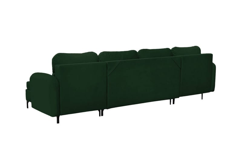 Knocklong 4-sits Hörnbäddsoffa NO_BRAND Dark green - Huonekalut - Sohva - Vuodesohva