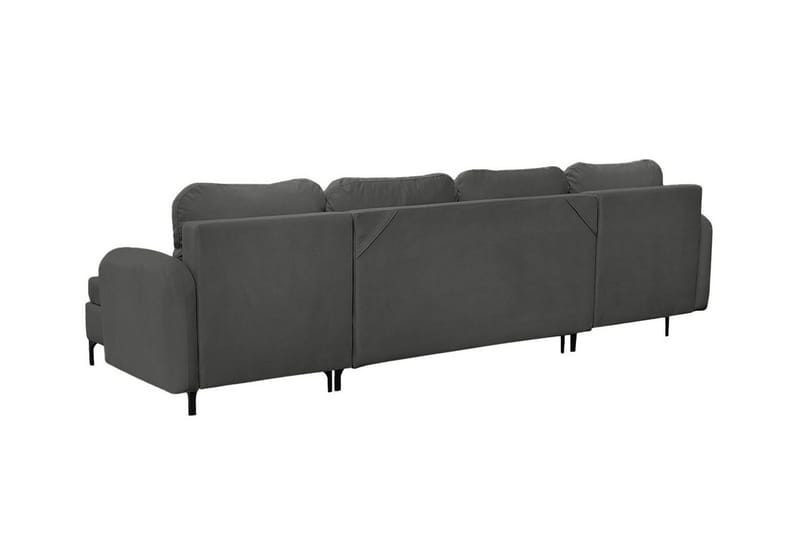 Knocklong 4-sits Hörnbäddsoffa NO_BRAND Dark grey - Huonekalut - Sohva - Vuodesohva
