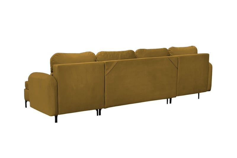 Knocklong 4-sits Hörnbäddsoffa NO_BRAND Yellow-Green - Huonekalut - Sohva - Vuodesohva