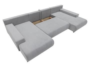 Krysen 4-istuttava vuodesohva kaksidivaanilla - beige - Huonekalut - Sohva - Vuodesohva