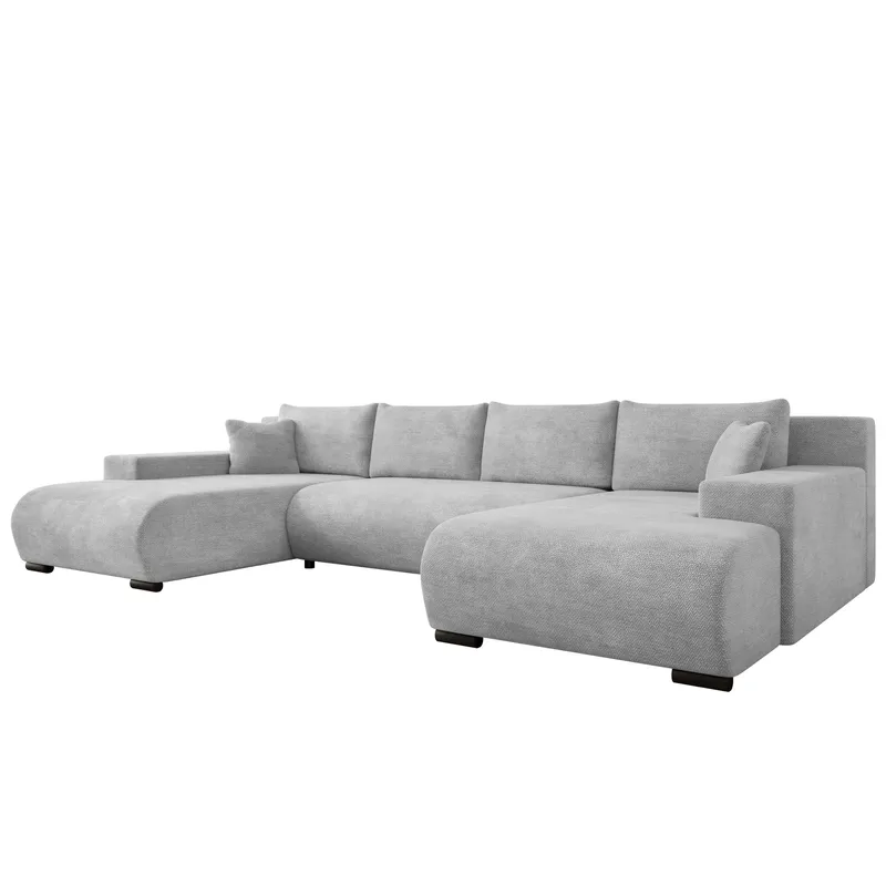 Krysen 4-istuttava vuodesohva kaksidivaanilla - harmaa - Huonekalut - Sohva - Vuodesohva