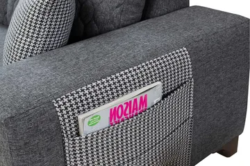 Kulmadivaanisohva vuodemekanismilla Atelier Del Sofa Loft Left (230 x 90 x 150 cm) Harmaa - Harmaa - Huonekalut - Sohva - Vuodesohva
