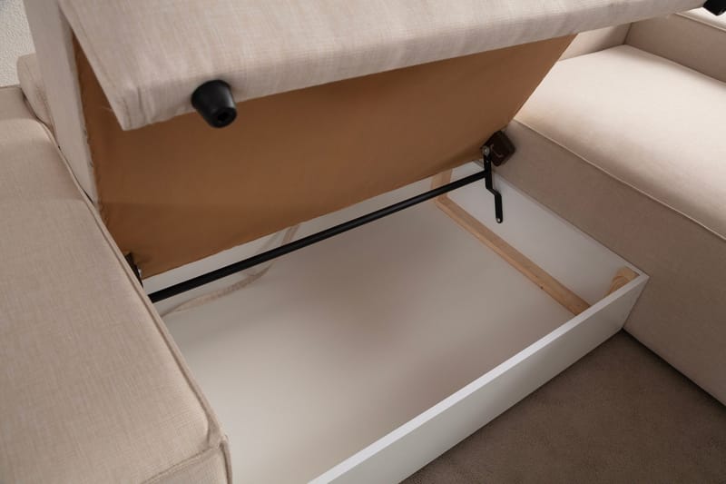 Kulmahenkilösohva Munehiro - Ecru - Huonekalut - Sohva - Vuodesohva