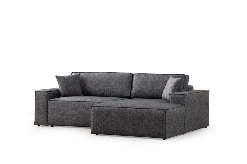 Kulmahenkilösohva Munehiro - Tummanharmaa - Huonekalut - Sohva - Vuodesohva