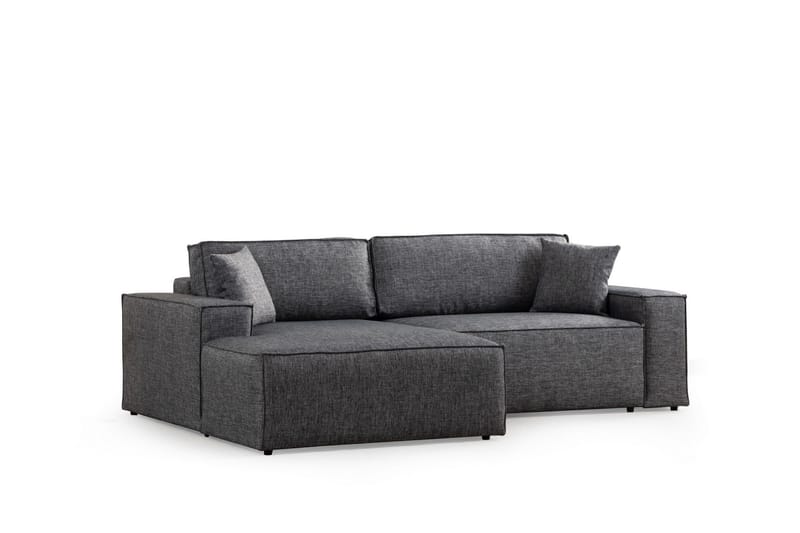 Kulmahenkilösohva Munehiro - Tummanharmaa - Huonekalut - Sohva - Vuodesohva