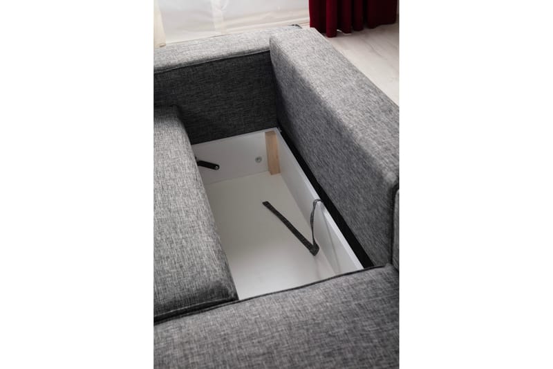 Kulmahenkilösohva Munehiro - Tummanharmaa - Huonekalut - Sohva - Vuodesohva