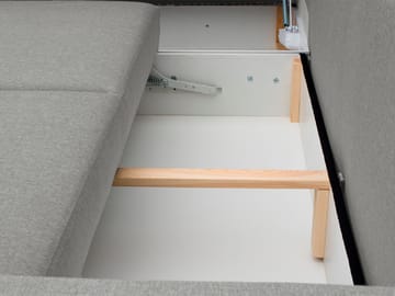 kulmasohva Alvares Nazar 225.02 Oikeakätinen - Beige - Huonekalut - Sohva - Vuodesohva