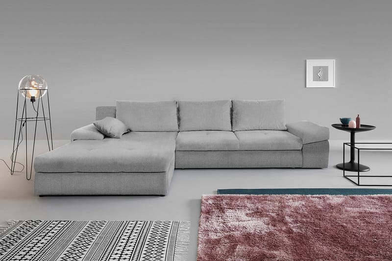 Kulmasohva Bono - Harmaa - Huonekalut - Sohva - Vuodesohva