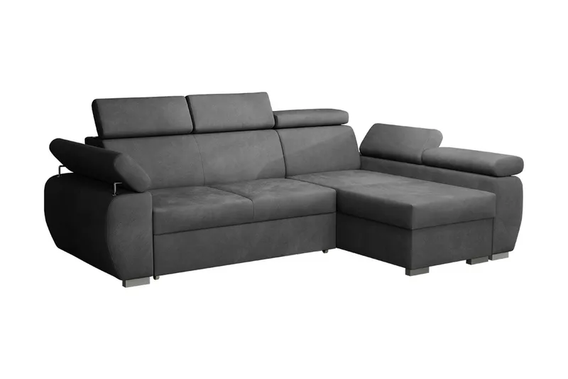 Kulmasohva Boston Oikea, Harmaa