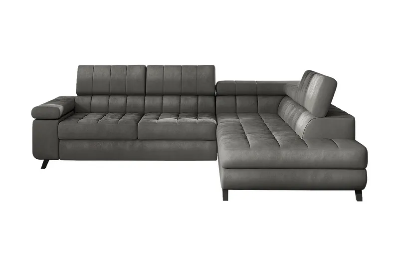 Kulmasohva Diskind Oikea, Harmaa