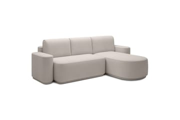 Kulmasohva Eltap Aurumm 285x92x180 cm - Amore 01, Valkoinen, Oikea - Huonekalut - Sohva - Vuodesohva