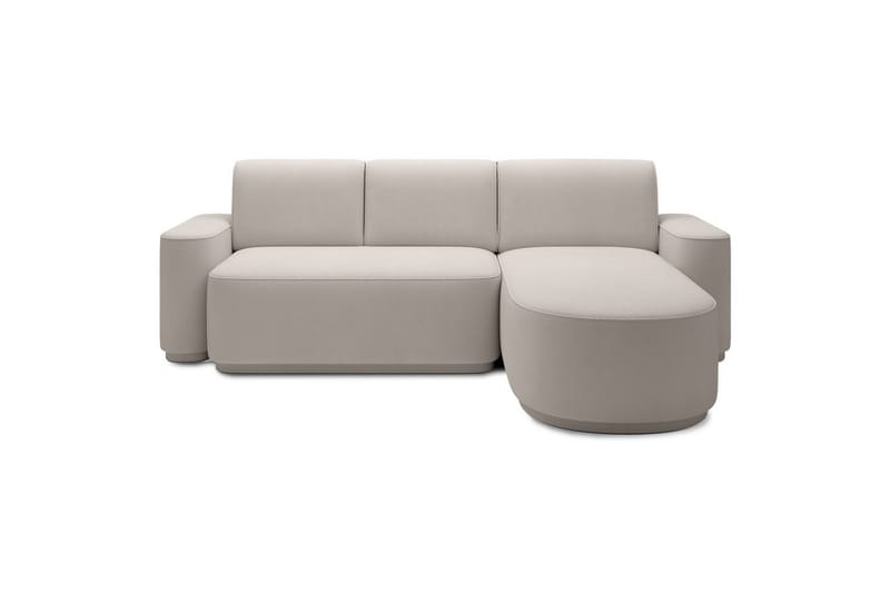 Kulmasohva Eltap Aurumm 285x92x180 cm, Amore 01, Valkoinen, Oikea
