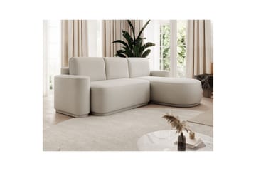 Kulmasohva Eltap Aurumm 285x92x180 cm - Amore 01, Valkoinen, Oikea - Huonekalut - Sohva - Vuodesohva