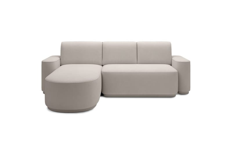Kulmasohva Eltap Aurumm 285x92x180 cm, Amore 01, Valkoinen, Vasen