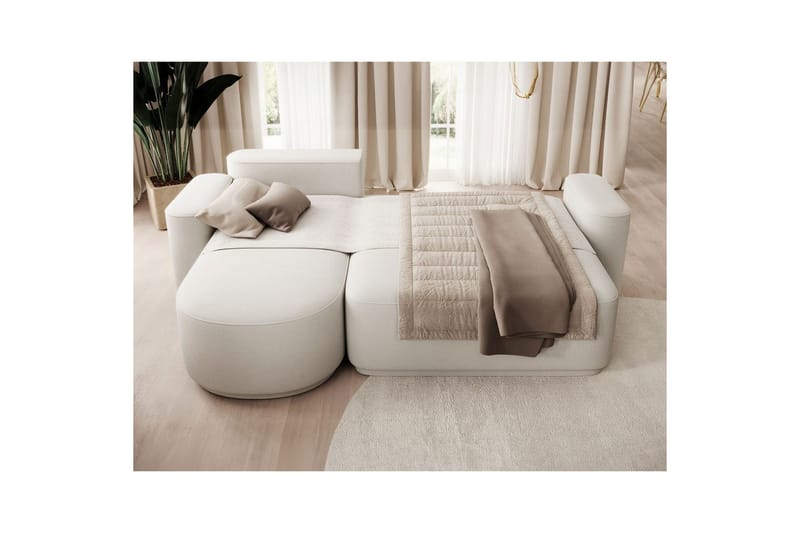 Kulmasohva Eltap Aurumm 285x92x180 cm - Amore 01, Valkoinen, Vasen - Huonekalut - Sohva - Vuodesohva