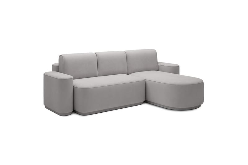 Kulmasohva Eltap Aurumm 285x92x180 cm - Amore 03, Vaaleanharmaa, Oikea - Huonekalut - Sohva - Vuodesohva