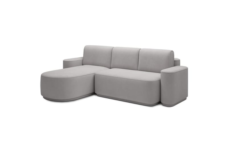 Kulmasohva Eltap Aurumm 285x92x180 cm - Amore 03, Vaaleanharmaa, Vasen - Huonekalut - Sohva - Vuodesohva