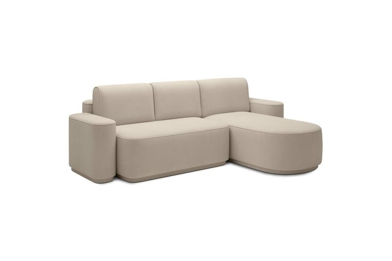 Kulmasohva Eltap Aurumm 285x92x180 cm - Amore 18, Beige, Oikea - Huonekalut - Sohva - Vuodesohva