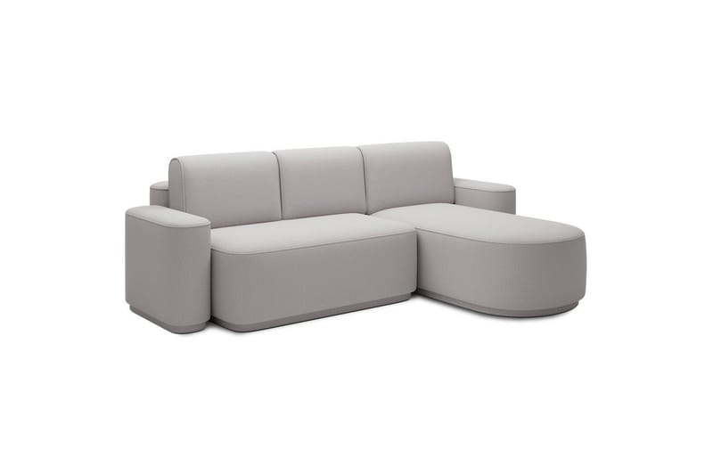Kulmasohva Eltap Aurumm 285x92x180 cm - Enjoy 04, Harmaa, Oikea - Huonekalut - Sohva - Vuodesohva