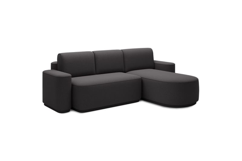Kulmasohva Eltap Aurumm 285x92x180 cm - Enjoy 05, Tummanharmaa, Oikea - Huonekalut - Sohva - Vuodesohva