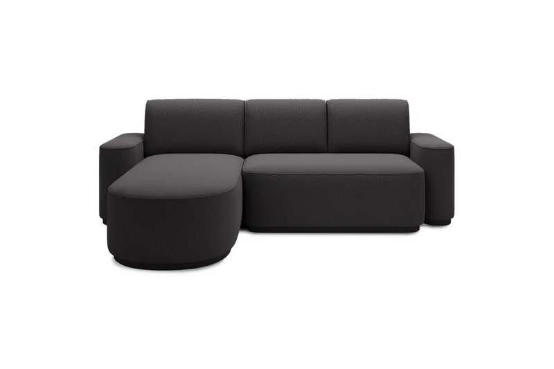 Kulmasohva Eltap Aurumm 285x92x180 cm, Enjoy 05, Tummanharmaa, Vasen