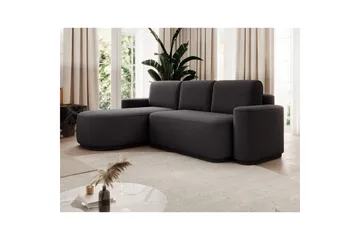 Kulmasohva Eltap Aurumm 285x92x180 cm - Enjoy 05, Tummanharmaa, Vasen - Huonekalut - Sohva - Vuodesohva