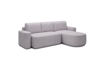 Kulmasohva Eltap Aurumm 285x92x180 cm - Touch 03, Vaaleanharmaa, Oikea - Huonekalut - Sohva - Vuodesohva