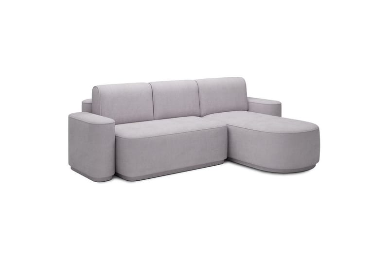 Kulmasohva Eltap Aurumm 285x92x180 cm - Touch 03, Vaaleanharmaa, Oikea - Huonekalut - Sohva - Vuodesohva