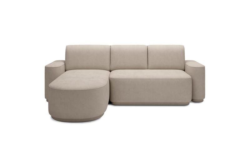Kulmasohva Eltap Aurumm 285x92x180 cm - Touch 18, Beige, Vasen - Huonekalut - Sohva - Vuodesohva