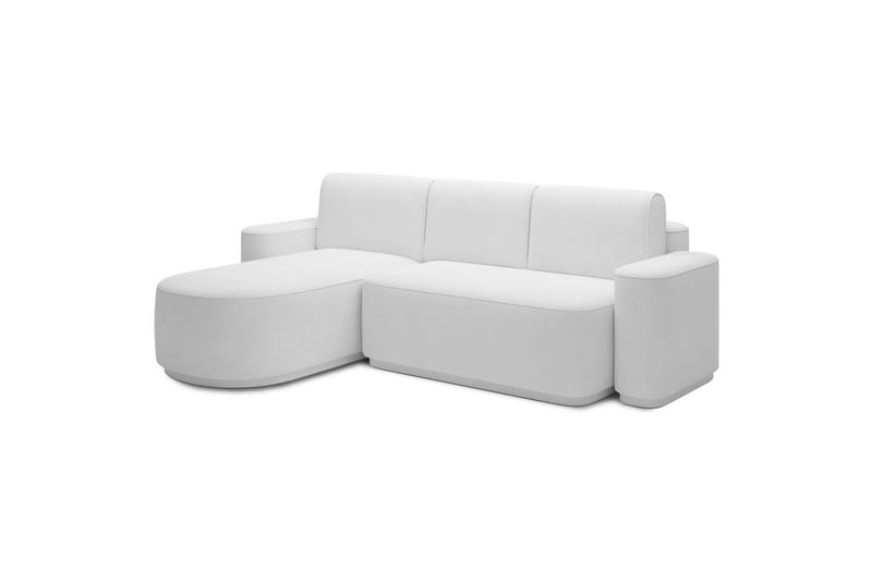 Kulmasohva Eltap Aurumm 285x92x180 cm - Paolli 01 valkoinen, Vasen - Huonekalut - Sohva - Vuodesohva