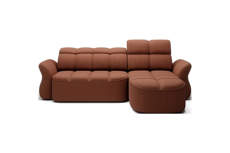 Kulmasohva Eltap Beneth 301x115x185 cm, Breona 30, oranssi, Oikea