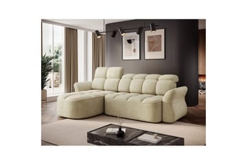 Kulmasohva Eltap Beneth 301x115x185 cm - Monolith 04, Beige, Vasen - Huonekalut - Sohva - Vuodesohva