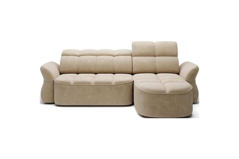 Kulmasohva Eltap Beneth 301x115x185 cm - Nube 20, Beige, Oikea - Huonekalut - Sohva - Vuodesohva