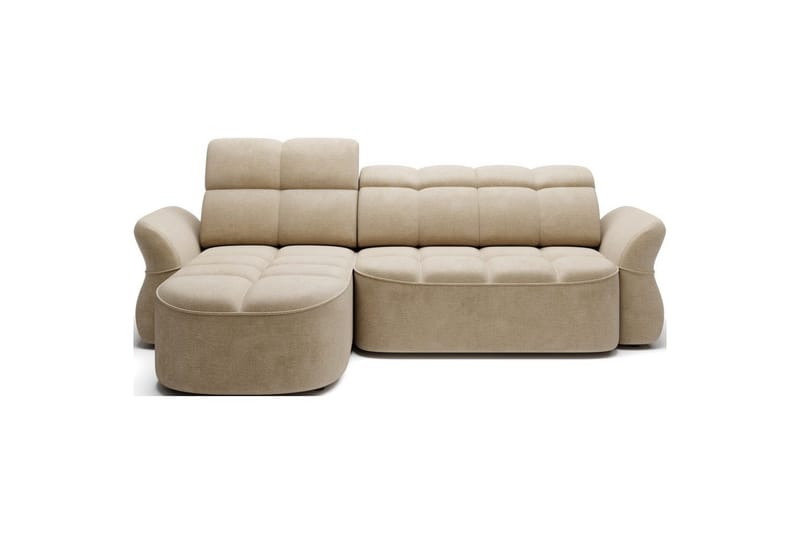 Kulmasohva Eltap Beneth 301x115x185 cm - Nube 20, Beige, Vasen - Huonekalut - Sohva - Vuodesohva