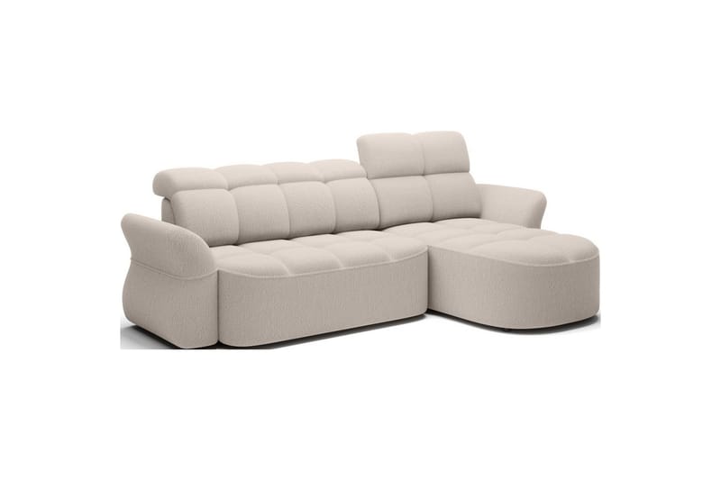 Kulmasohva Eltap Beneth 301x115x185 cm - Royal 18, Beige, Oikea - Huonekalut - Sohva - Vuodesohva