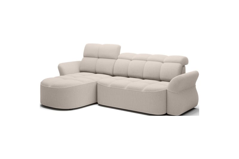 Kulmasohva Eltap Beneth 301x115x185 cm - Royal 18, Beige, Vasen - Huonekalut - Sohva - Vuodesohva
