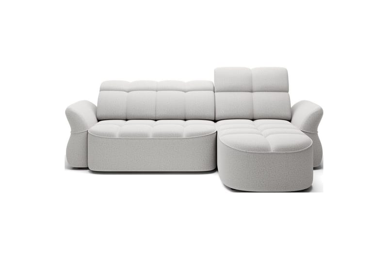 Kulmasohva Eltap Beneth 301x115x185 cm - Space 03, vaaleanharmaa, Oikea - Huonekalut - Sohva - Vuodesohva