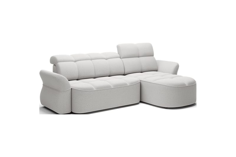 Kulmasohva Eltap Beneth 301x115x185 cm - Space 03, vaaleanharmaa, Oikea - Huonekalut - Sohva - Vuodesohva