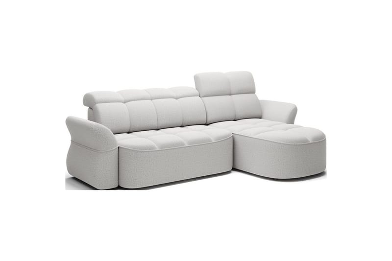 Kulmasohva Eltap Beneth 301x115x185 cm - Space 03, vaaleanharmaa, Oikea - Huonekalut - Sohva - Vuodesohva