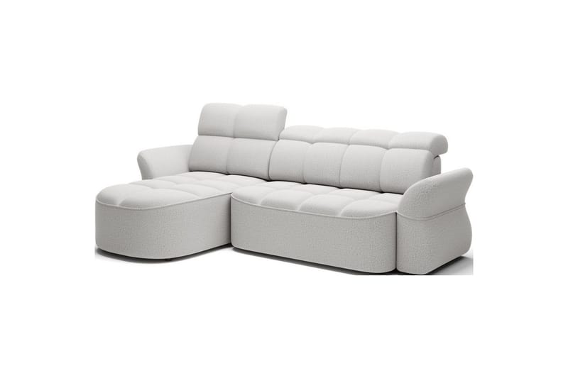 Kulmasohva Eltap Beneth 301x115x185 cm - Space 03, vaaleanharmaa, Vasen - Huonekalut - Sohva - Vuodesohva