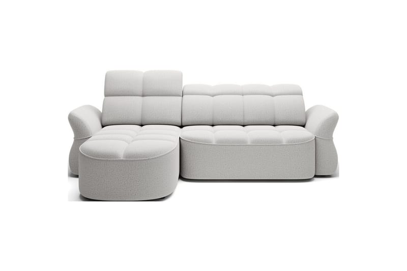 Kulmasohva Eltap Beneth 301x115x185 cm, Space 03, vaaleanharmaa, Vasen