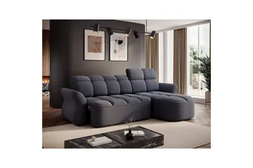 Kulmasohva Eltap Beneth 301x115x185 cm - Space 40, sininen, Oikea - Huonekalut - Sohva - Vuodesohva