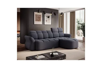 Kulmasohva Eltap Beneth 301x115x185 cm - Space 40, sininen, Oikea - Huonekalut - Sohva - Vuodesohva